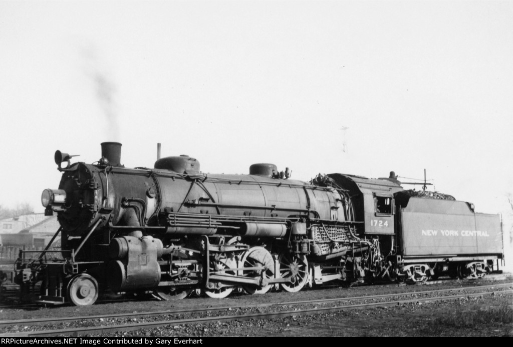 NYC 2-8-2 #1724 - New York Central